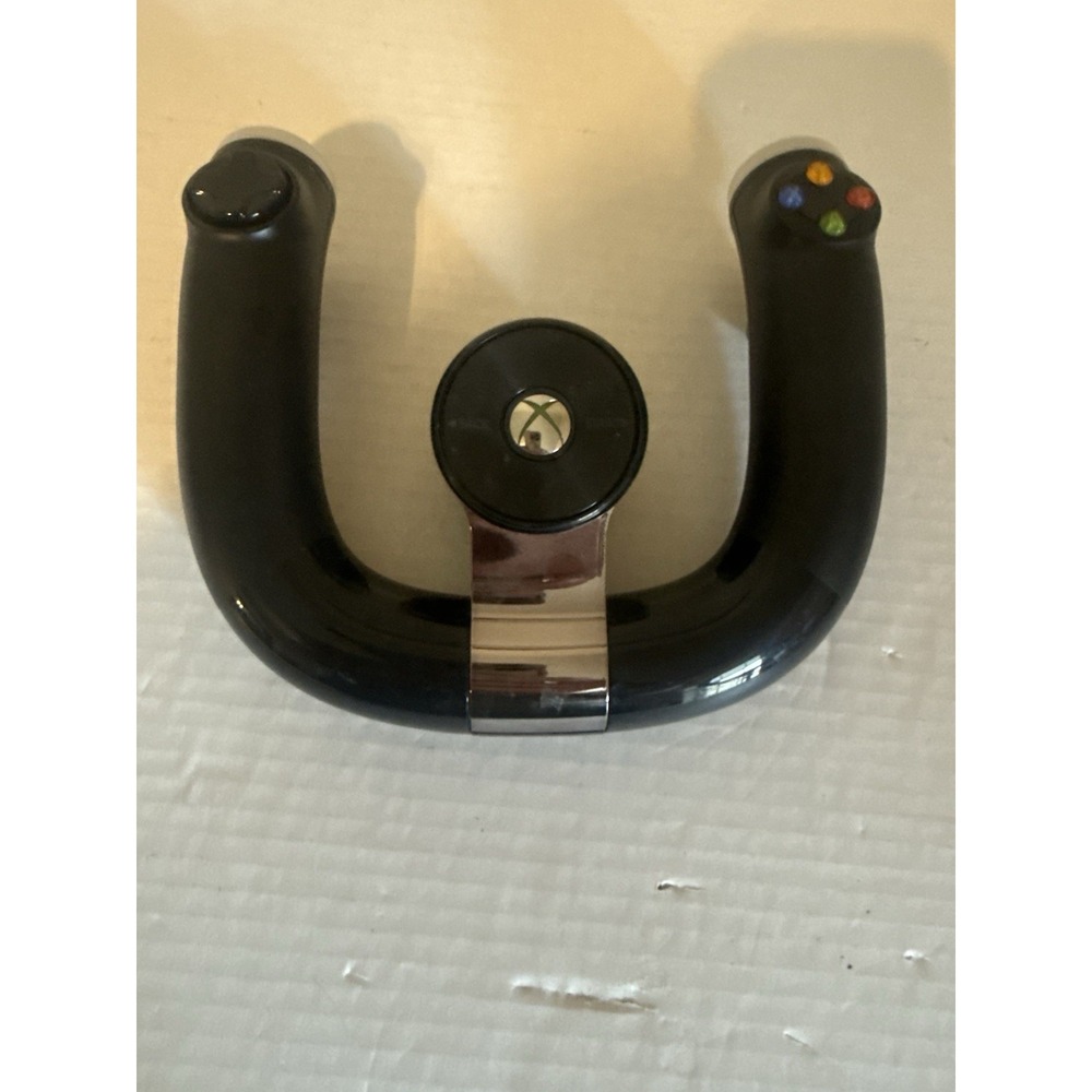 Xbox 360 Speed Wheel Racing Steering Wireless Controller OEM Microsoft Tested - Picture 6 of 6